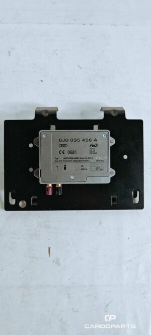 Boîtier de téléphonie A3 8P(2) Boitier amplificateur d'antenne avec support d'origine Audi — Référence 8J0035456A