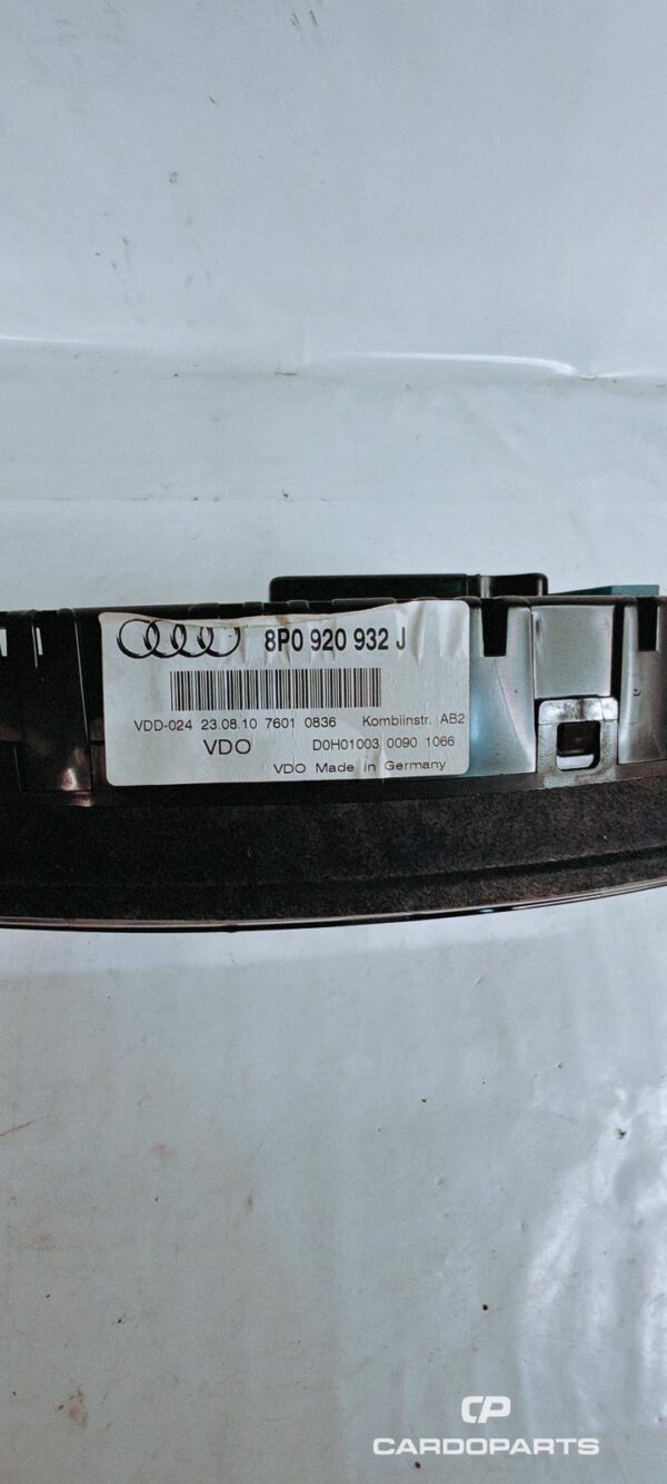Compteur de vitesse d'origine Audi S3 (8P)