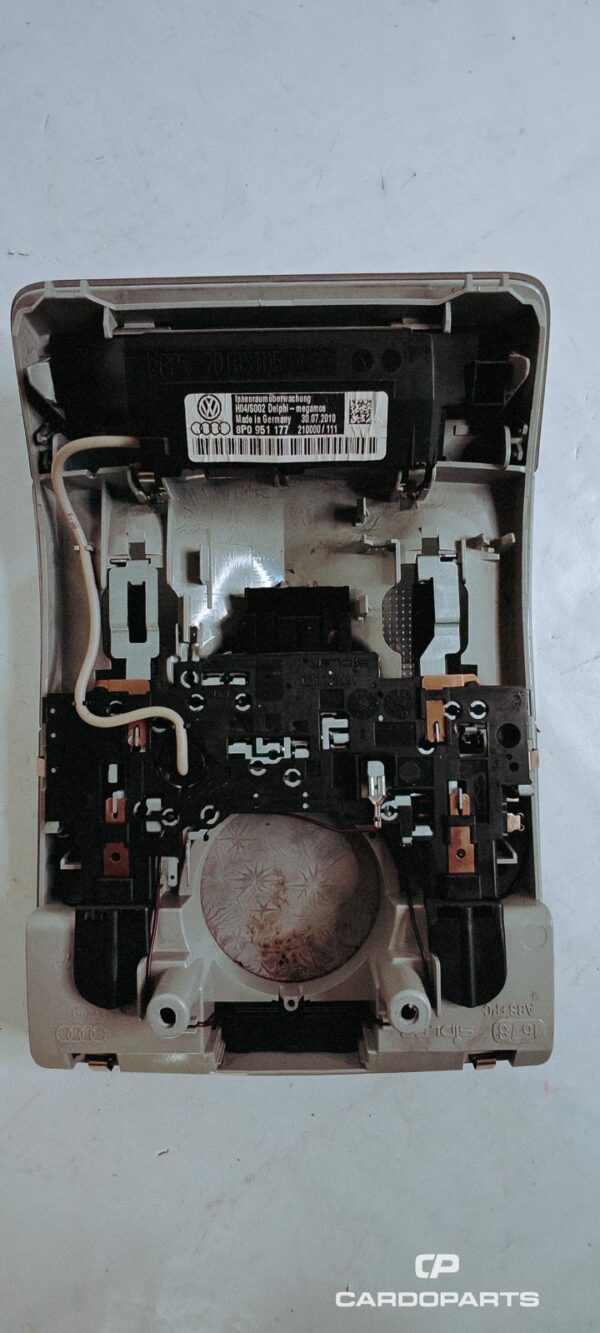 Eclairage plafonnier noir Audi S3 8P