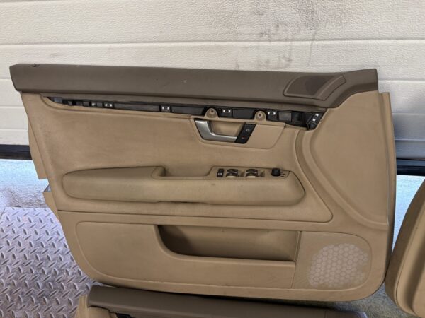 Panneaux portes cuir beige A4 B7