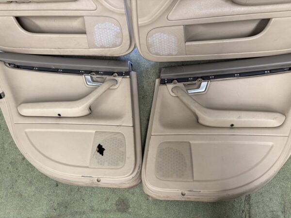 Panneaux portes cuir beige A4 B7